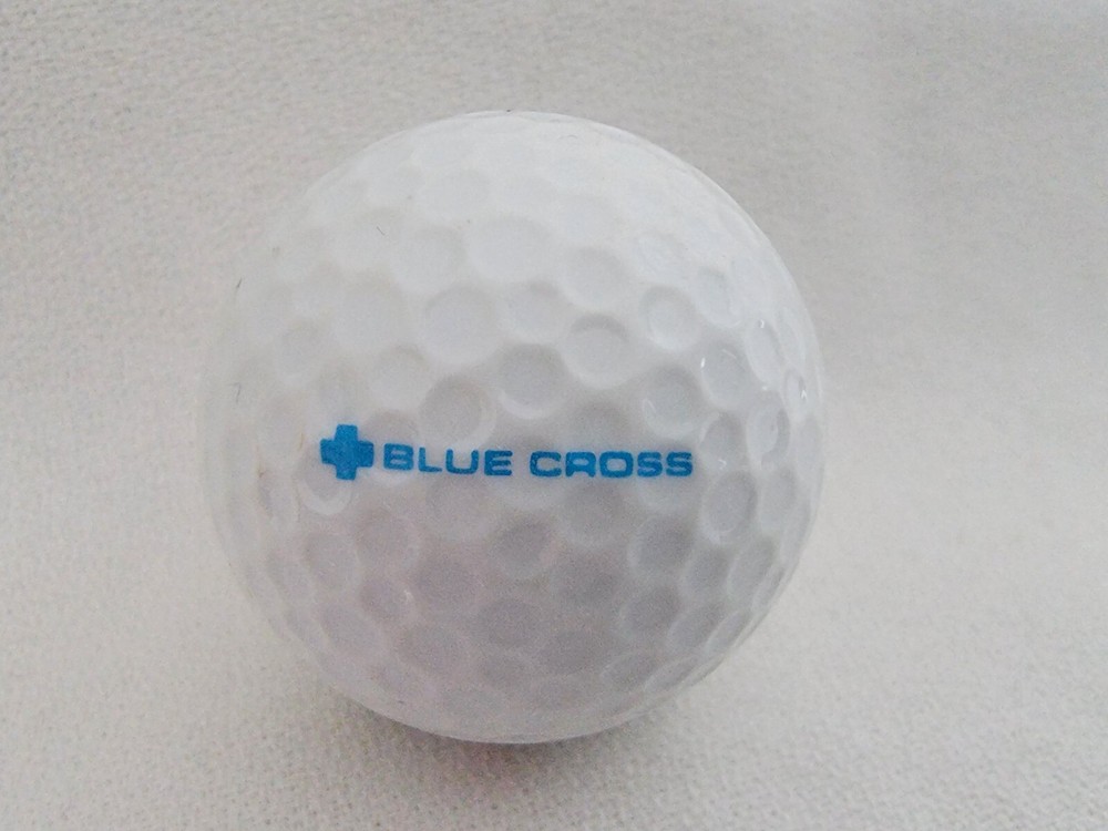 Blue Cross Logo Golf Ball