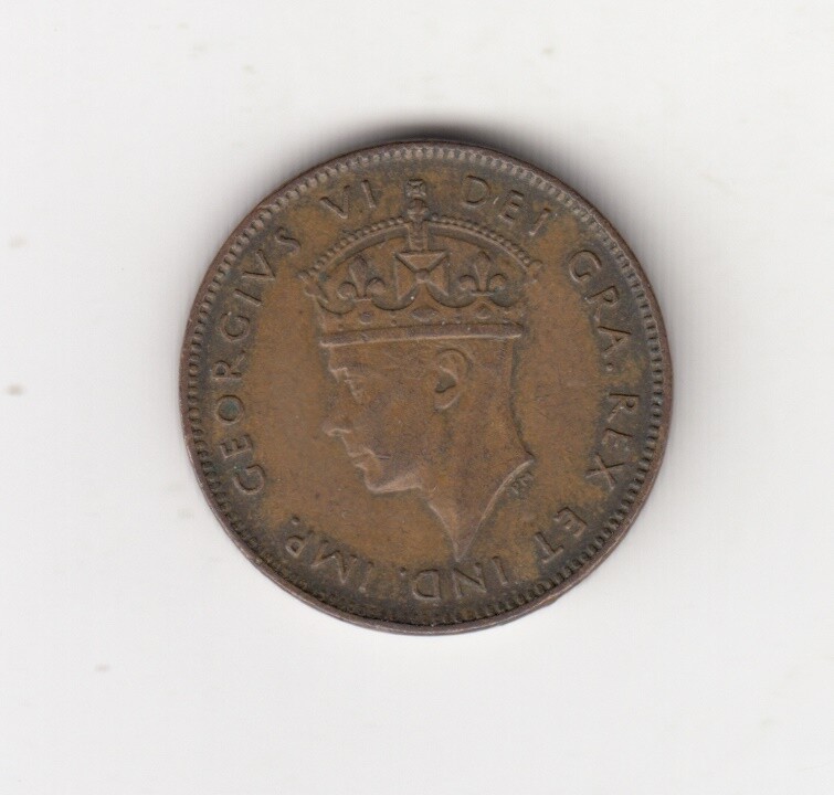 1947 Newfoundland One Cent Coin - EF
