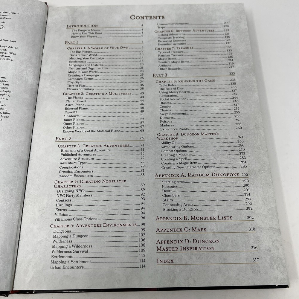 D&D Dungeon Master’s Guide (Dungeons & Dragon 2014, Hardcover
