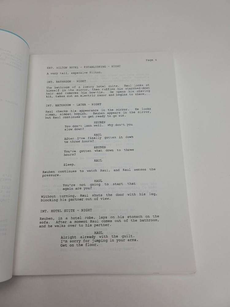 DEAR PROFESSOR / J. G. Arata 1990's Unproduced Screenplay movie script