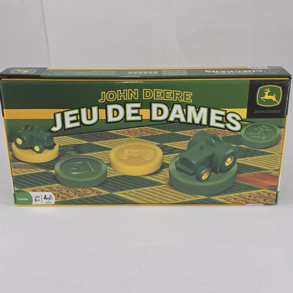 John Deere Tactors Checkers By Masterpieces Puzzle Co Complete