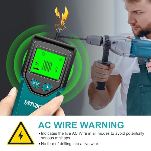Stud Finder - 5 in 1 Electronic Stud Finder Wall Scanner, Stud Peacock Blue