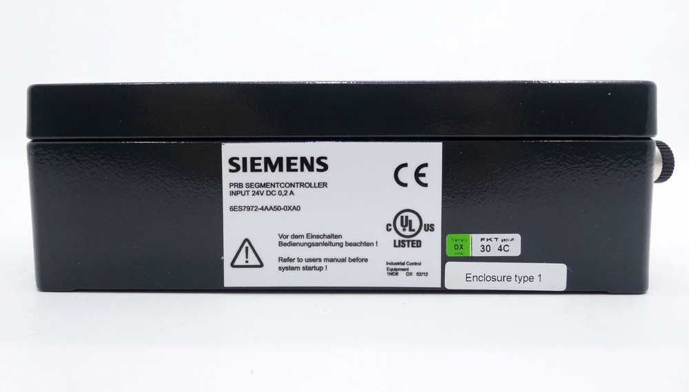 Siemens 6ES79724AA50-0XA0 E:02 FW:V.12 PRB Segment Controller -Unused/Original Box-