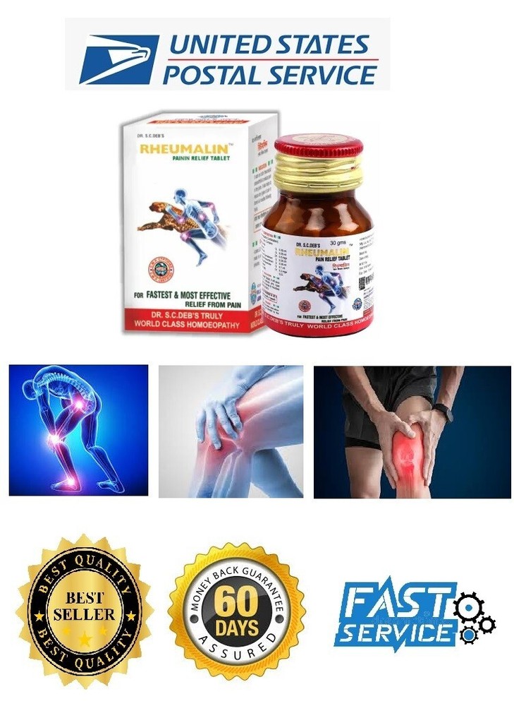Dr. S C DEBS Homeopathy Rheumalin (90 Tablets) Relief Joint Discomfort Fast