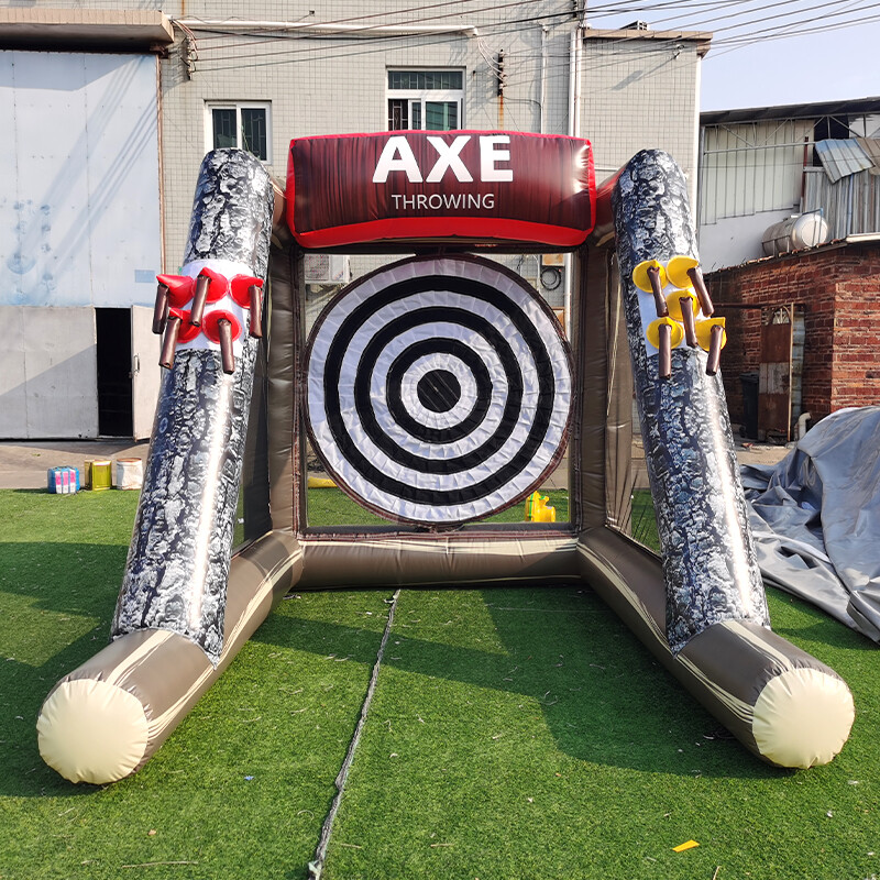 Inflatable Axe Throw Dart Game Inflatable Carnival Dart Board Carnival Game