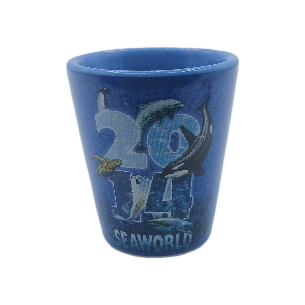 SeaWorld Shot Glass 2014