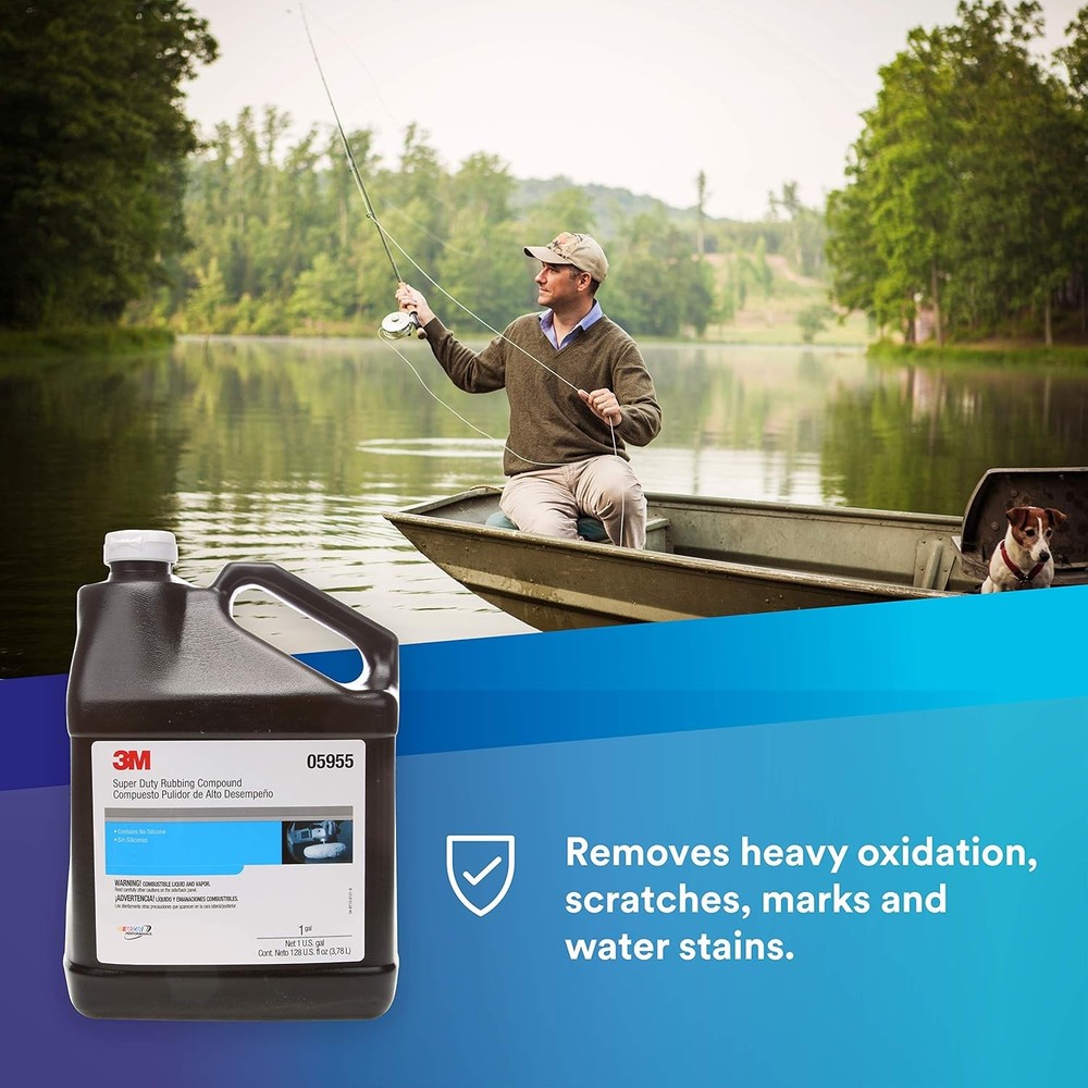 3M 05955 Super Duty Rubbing Compound - 2 Gallon