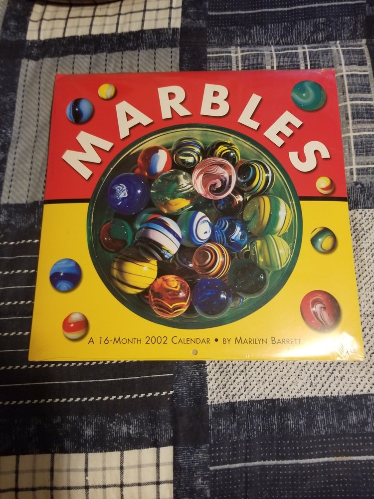 Unopened Marble Calender 2002
