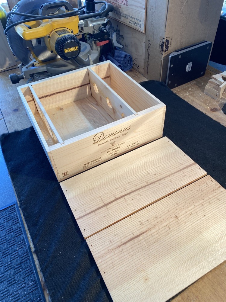 Wooden Wine Box, Napa Valley