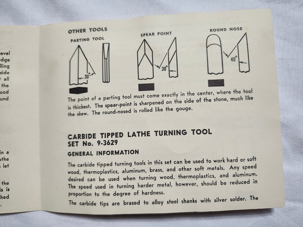 DREMEL Moto-Lathe Model 700 & CRAFTSMAN Lathe Turning Tools Set