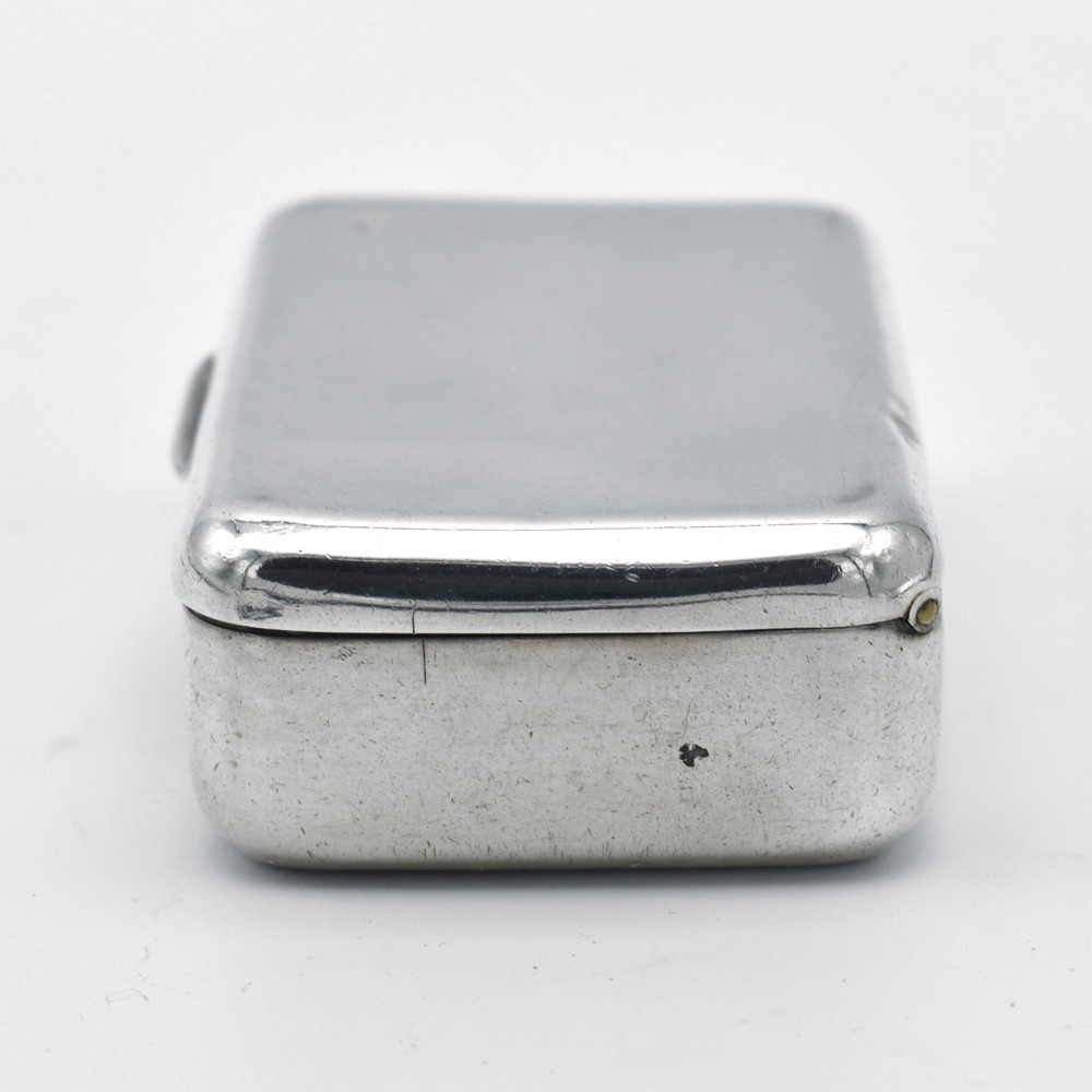 Antique Solid Silver Snuff Box Trinket Box 1931 William Comyns