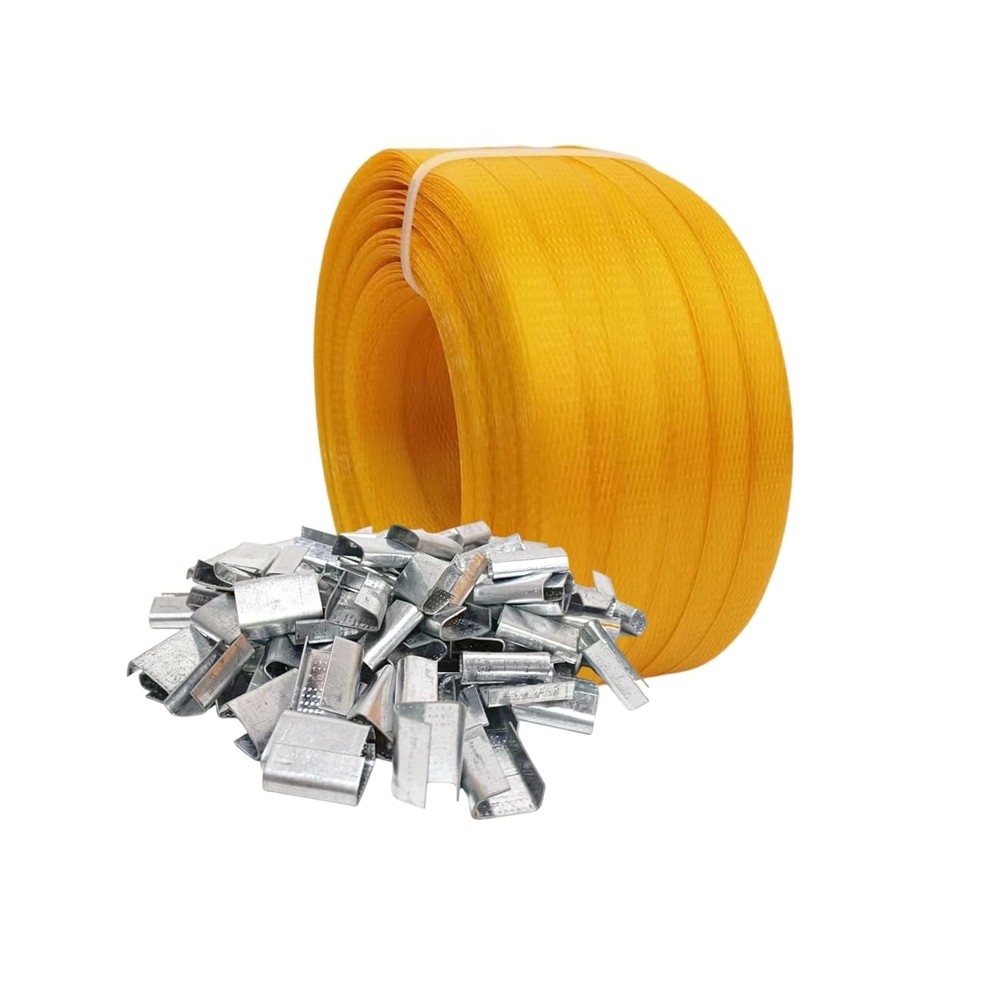 Box Plastic Strapping Kit, Manual Packaging Strapping Tool, Banding Tool (Pol...
