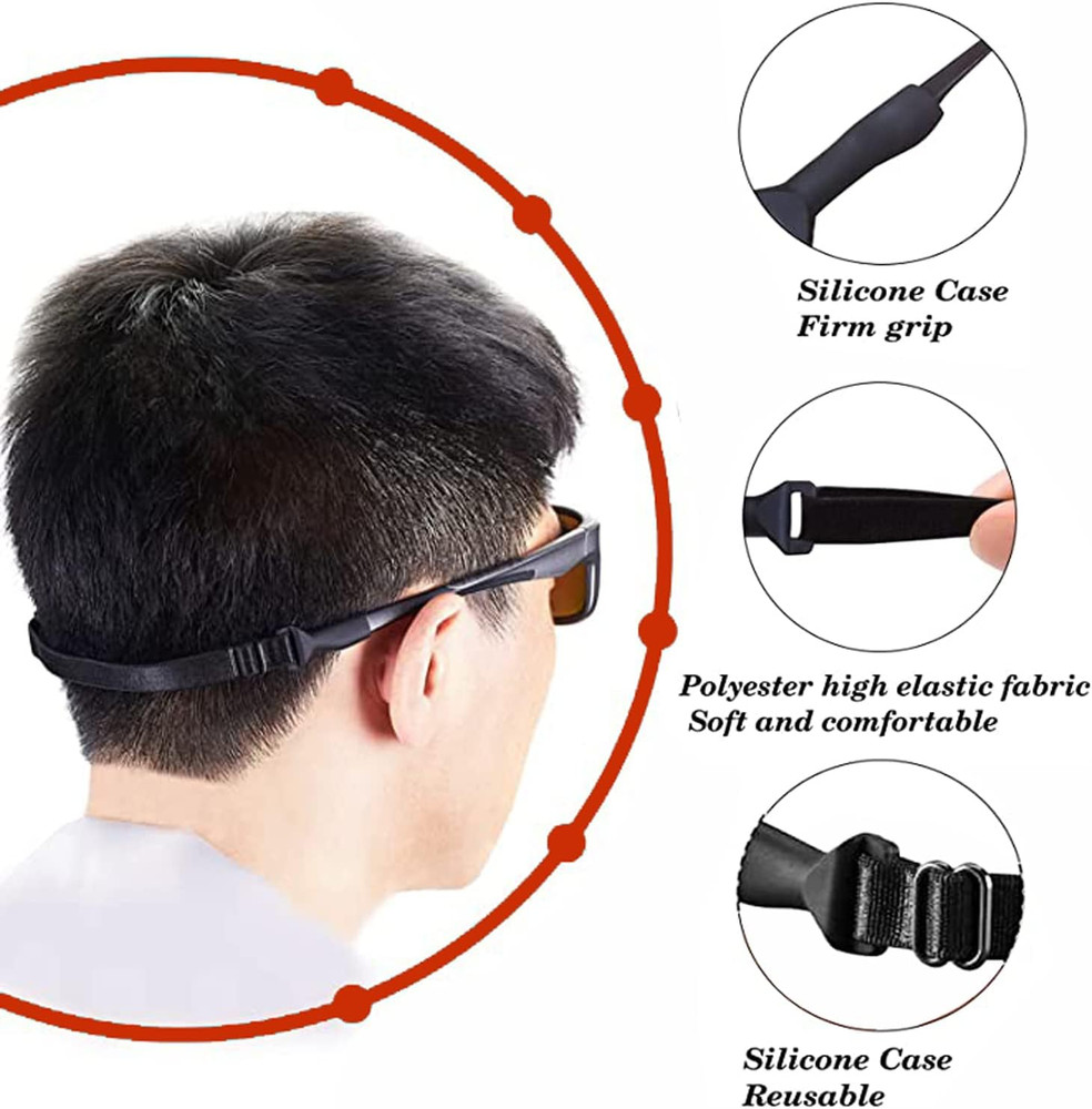 Correa ajustable para gafas (paquete de 4)