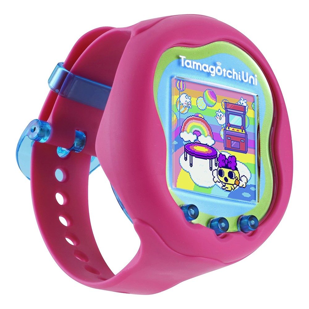 Tamagotchi Uni Pink Interactive Virtual Pet with Tamaverse Features Age 6+