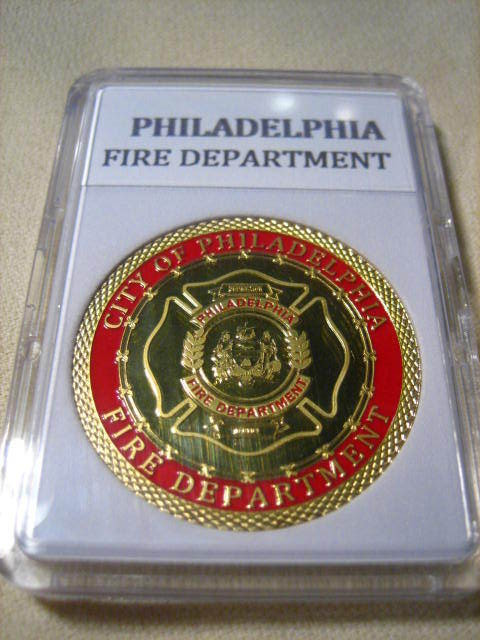 PHILADELPHIA Fire Dept. Challenge Coin