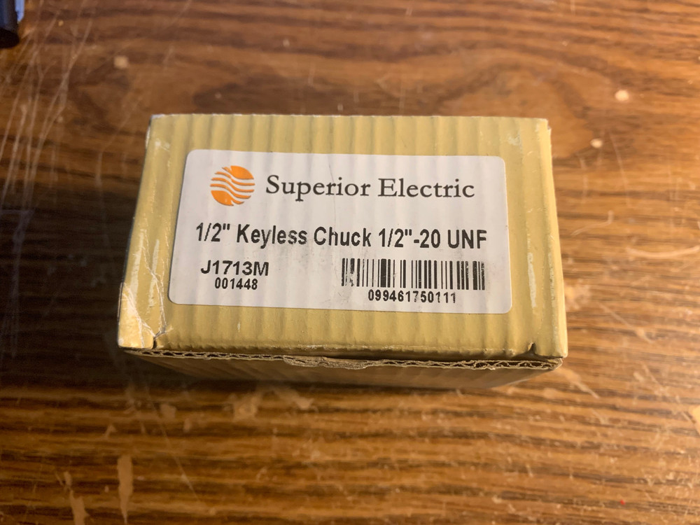 THREE NEW Keyless Drill Chucks 1/2" Jacobs superior electric