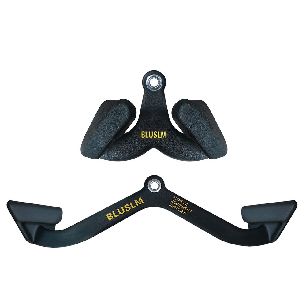 LAT Pull Down Bar for Cable Machine, LAT Pulldown Attachments T-bar V-bar Cab...
