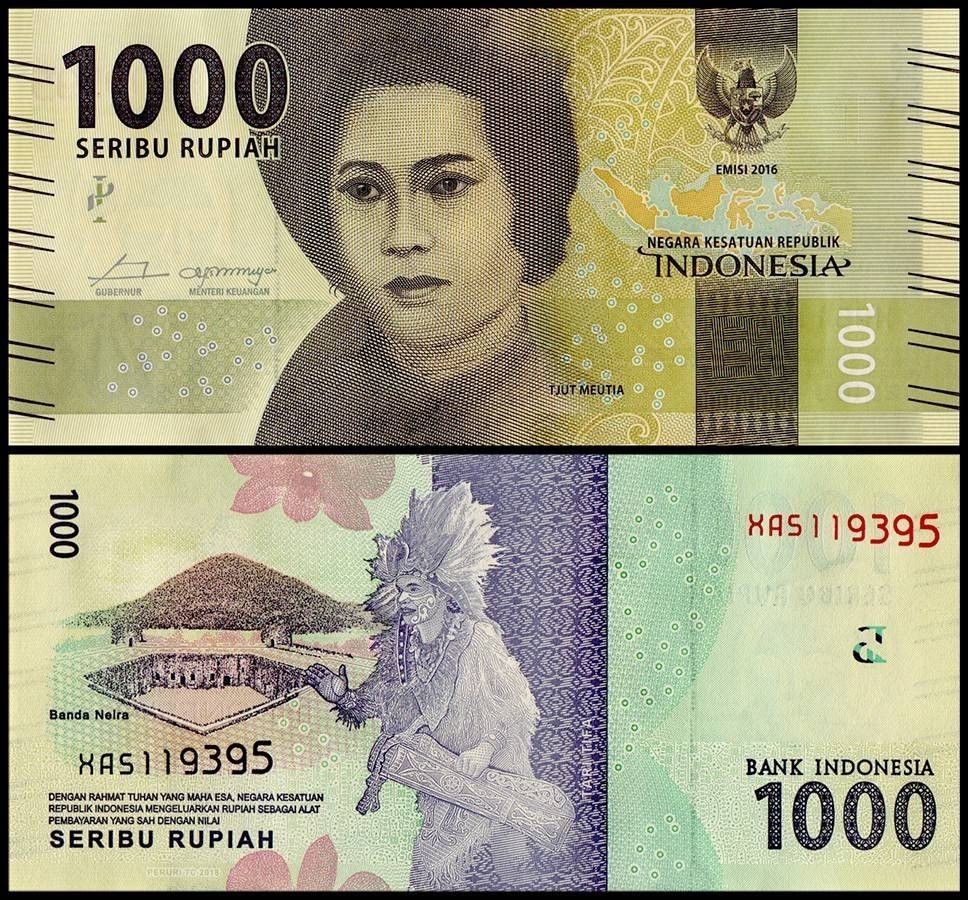 Indonesia 1000 Rupiah, 2018, P-154c.1, UNC