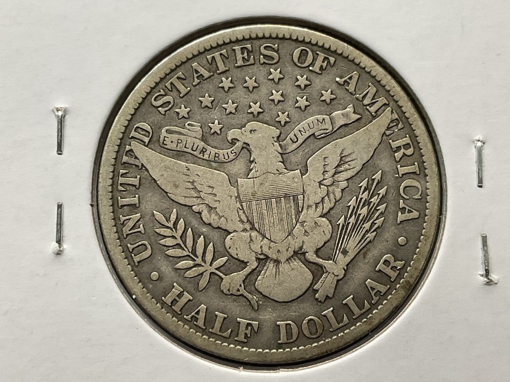 1908-P Barber Half