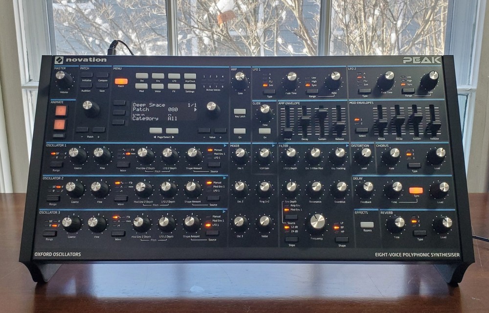 Novation Peak Synthesizer Synth Module Printed Stand 30/60 Degree Black PLA