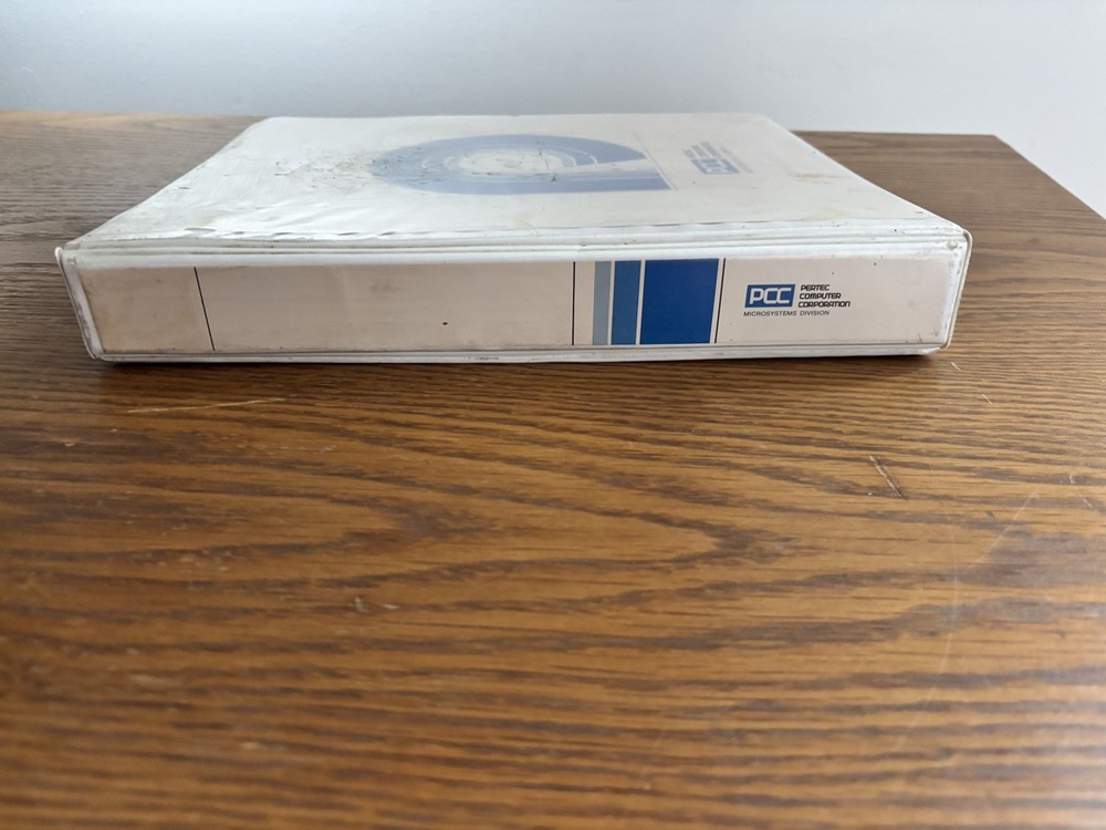 iCOM Attache S100 Computer Users Manual Pertec Binder Disk All Included