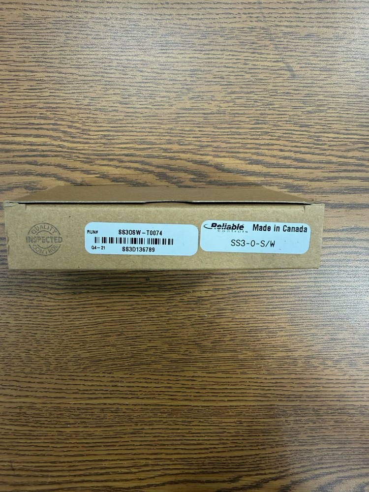 SS3-O-S/W   STAT made by Reliable Controls