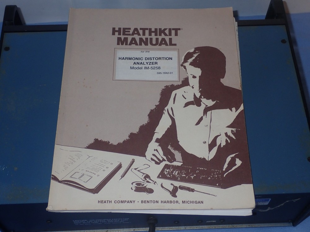 Heathkit IM-5258 Harmonic Distortion Analyzer w/ Manual