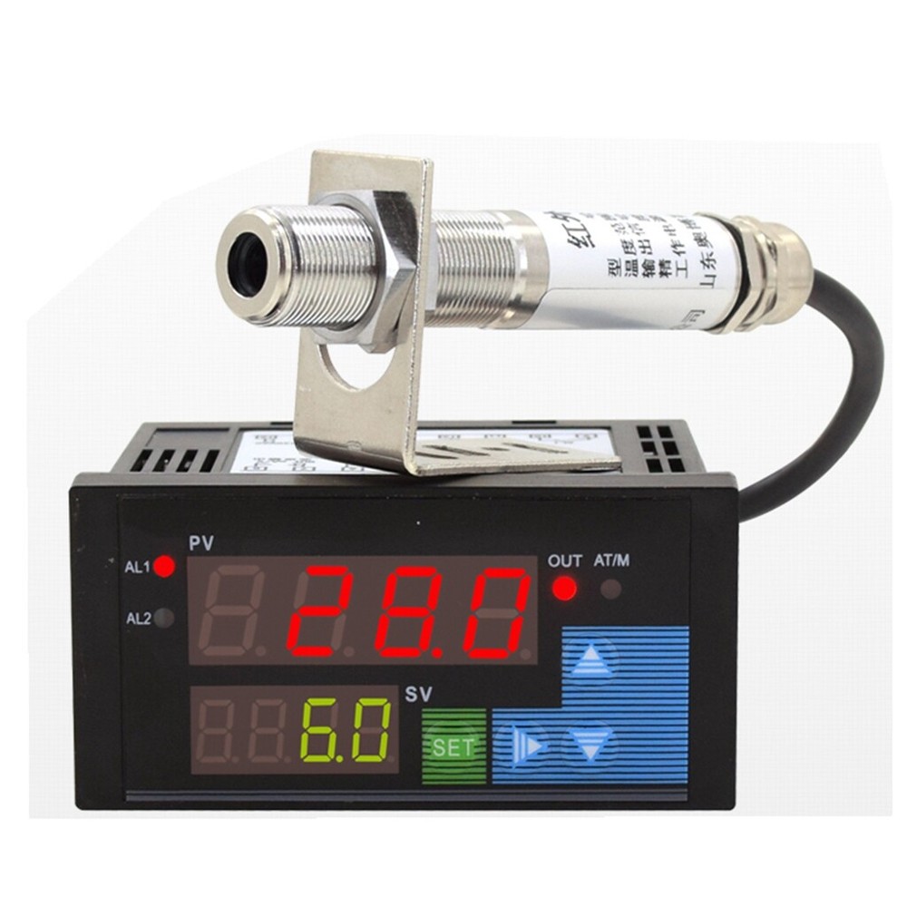 DC 24V Online Non-contact Infrared Temperature Controller Thermometer Sensor