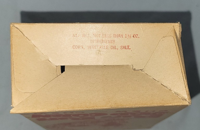 Vintage Puff Puff Popcorn Box