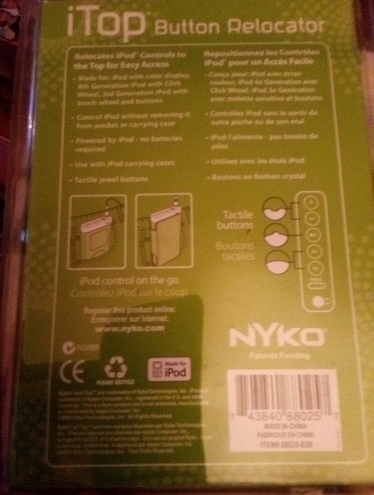 I Top Mini Button Relocator For Your Ipod Mini