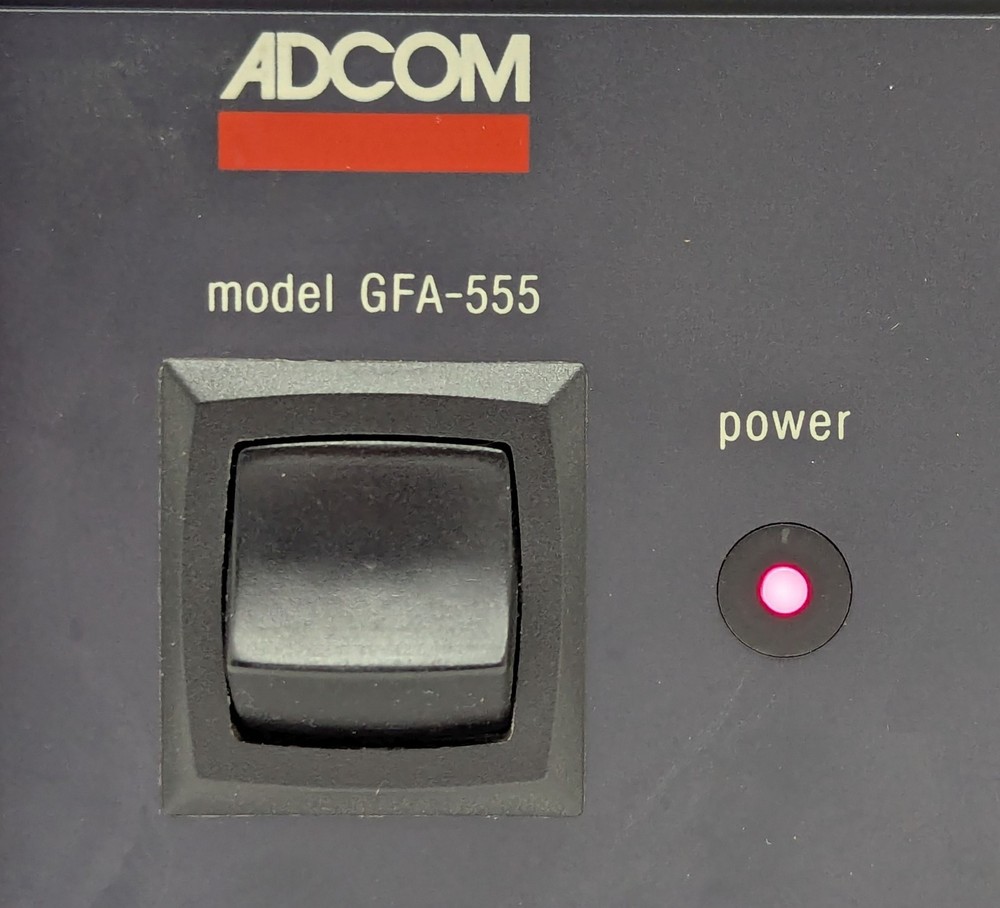 Vintage ADCOM GFA-555 Stereo Power Amplifier 200WPC Nelson Pass Design - Tested