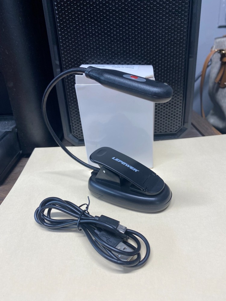 NIB Led Power 5 Power Bookclip Light