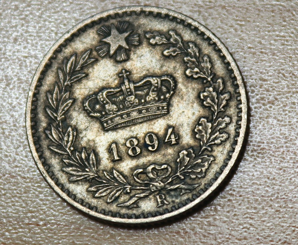 1894 R Italy 20 Centesimi