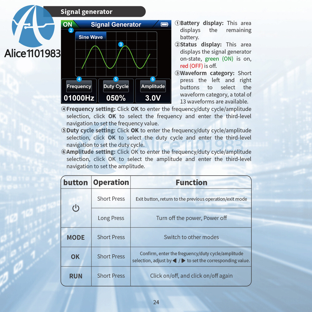DSO-TC4 Oscilloscope 10MHz 48Ms/s Transistor Tester Electronics Component Tester