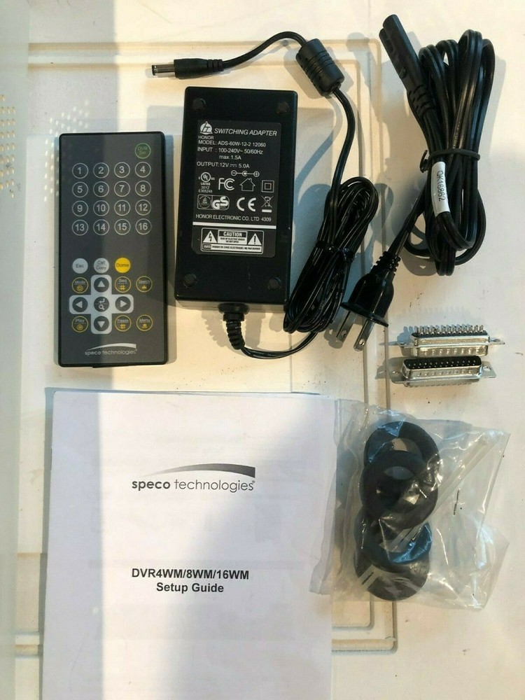 SPECO TECH Security DVR8WM 4TB- Covert video recorder - 8 channels