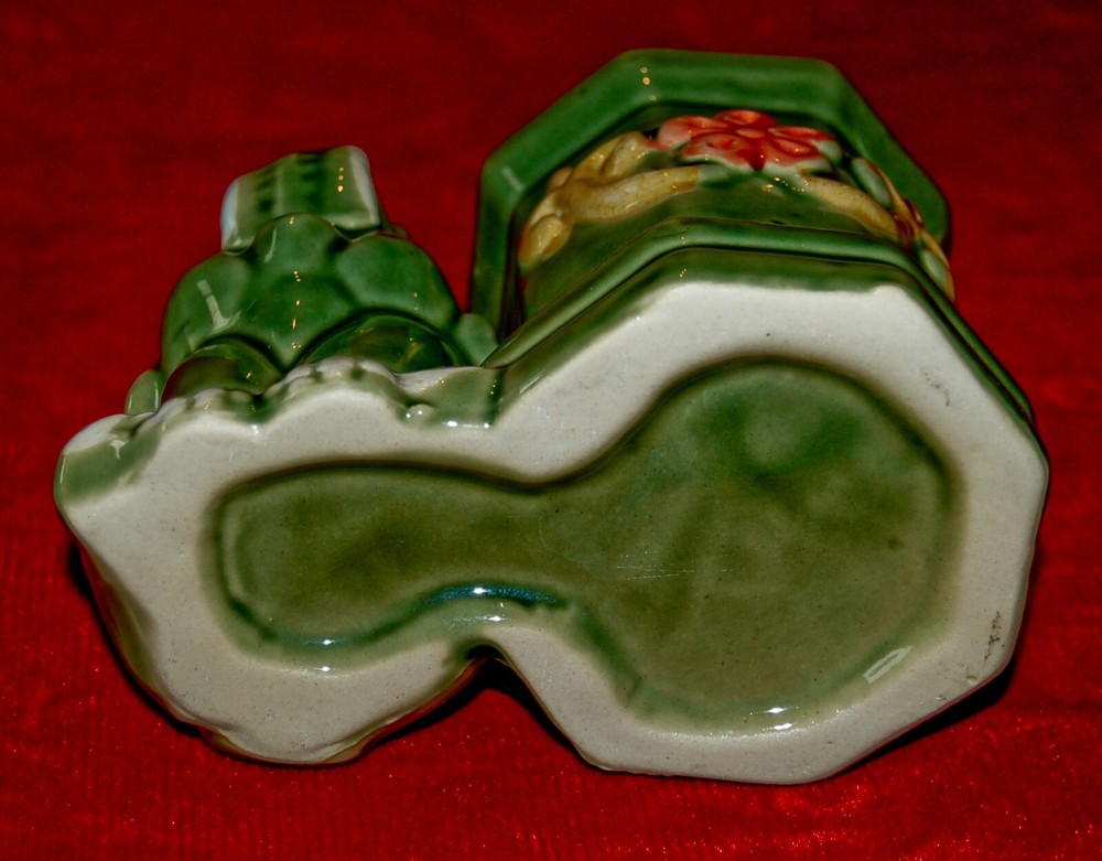VINTAGE PLANTER Lucky Elephant Adorable Ceramic!