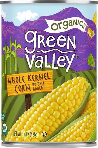 GREEN VALLEY Organic Whole Kernel Sweet Corn 15 OZ