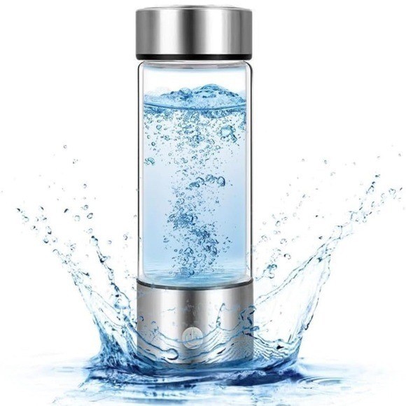 Portable Hydrogen Water Generator Bottle, 420ml, High-Concentration, Rapid Elect