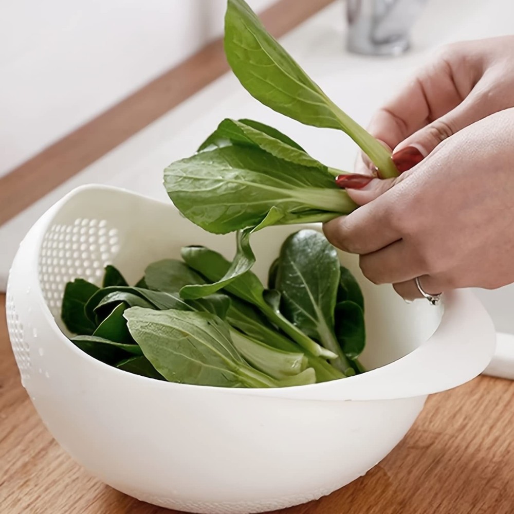ROLLII Multi-Functional Kitchen Washing Basket Basin - Drain Water, Wash Rice...