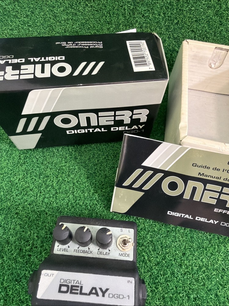 Onerr Digital Delay Guitar Effects Pedal DGD-1 With Box And User Guide