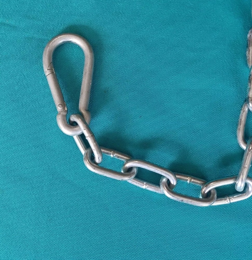 Bowflex Power Pro XTL Squat Attachment Chains Only With Snap Hooks Pair