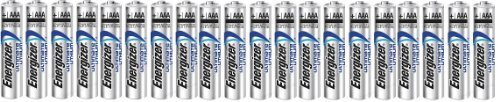 Energizer Ultimate Lithium AAA Size Batteries - 20 Pack - Bulk Packaging