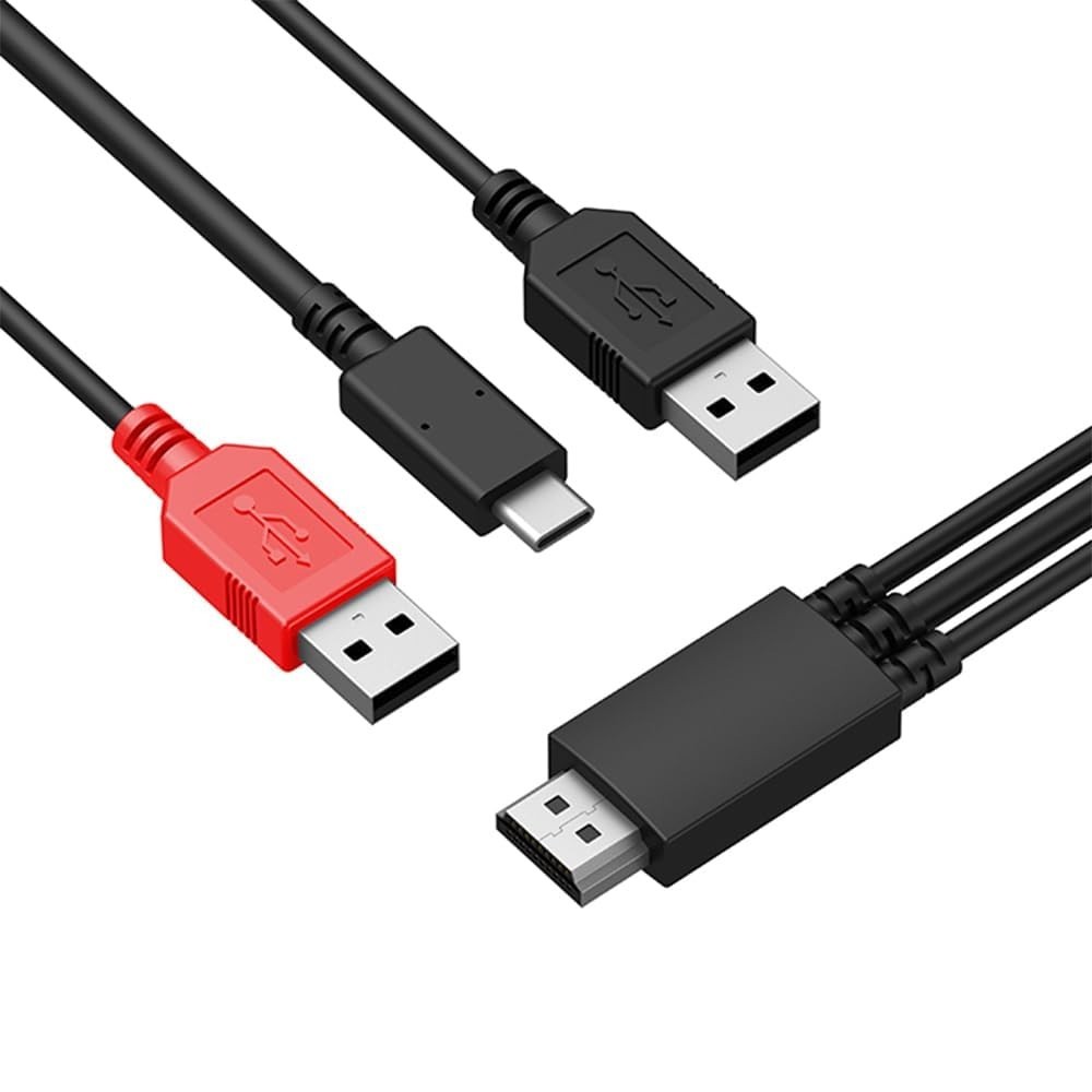 3-in-1 High-Speed Cable for XP-Pen Artist Tablets - Tidy Workspace Solution