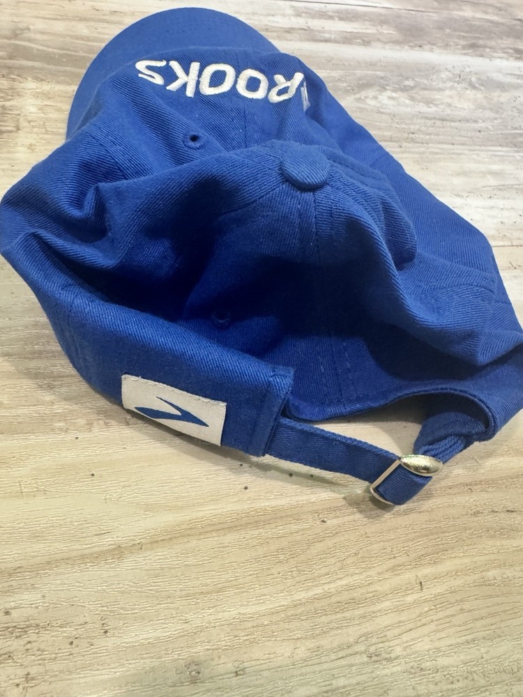 Brooks Running Cap Hat BOCO Gear Cotton Polyester Adjustable Let's Run There