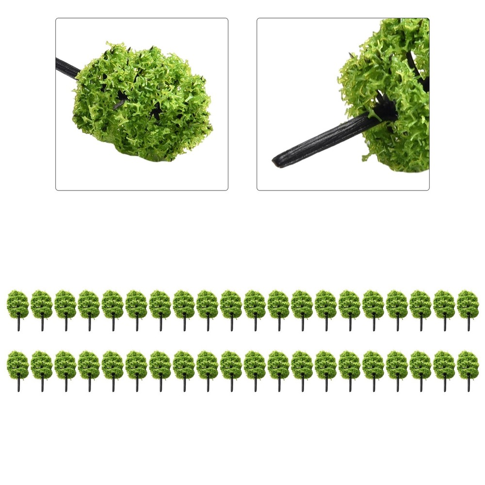 Scenery Model tree Plastic Decoration Accessories Landscape 40Pcs Train Useful