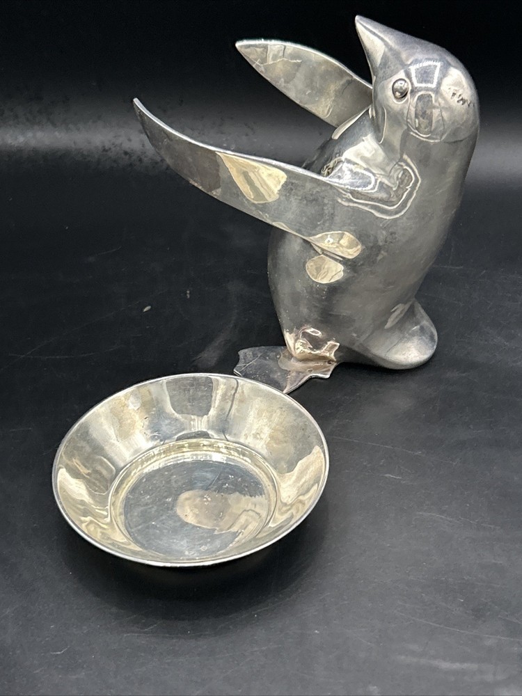 6” Penguin Silver Plate. Restoration Hardware India