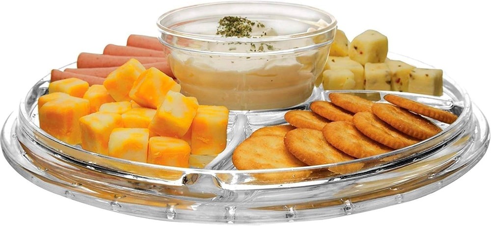 Multifunctional 12" Acrylic Cake Stand - Ultimate 6 in 1 Serving Experience