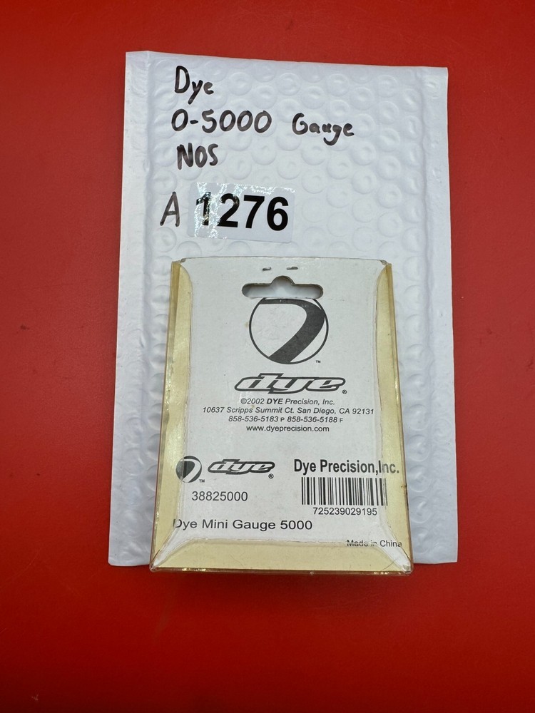 Dye 0-5000 Gauge NOS