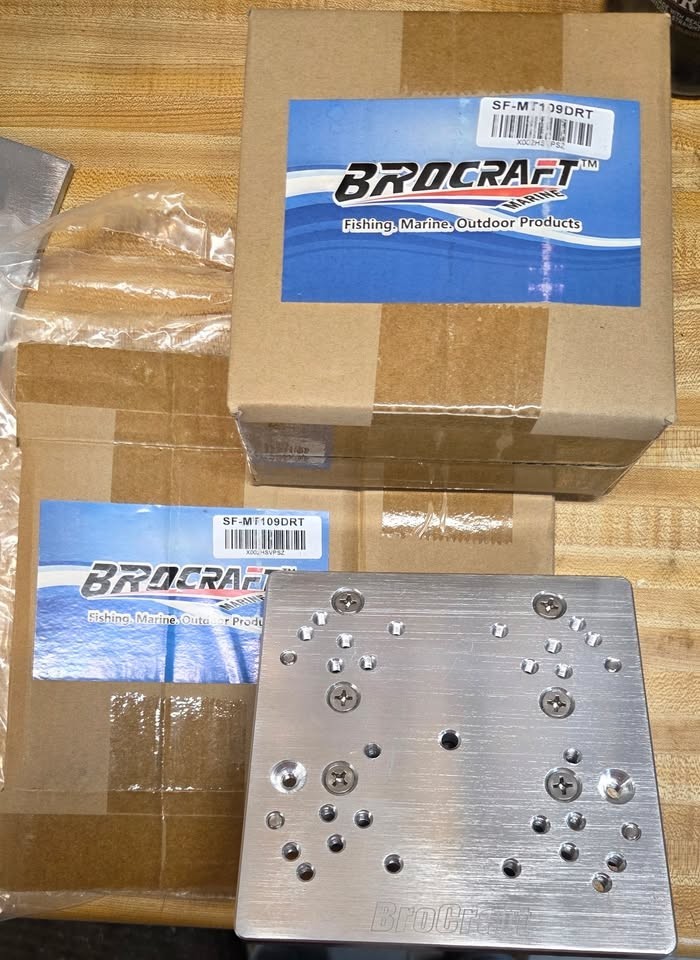 Brocraft Boat Downrigger Bracket (selling as a pair)