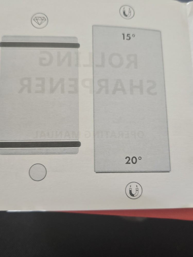 Genuine Hatori Diamond Rolling Knife Sharpener Professional Grade Sharpness NEW